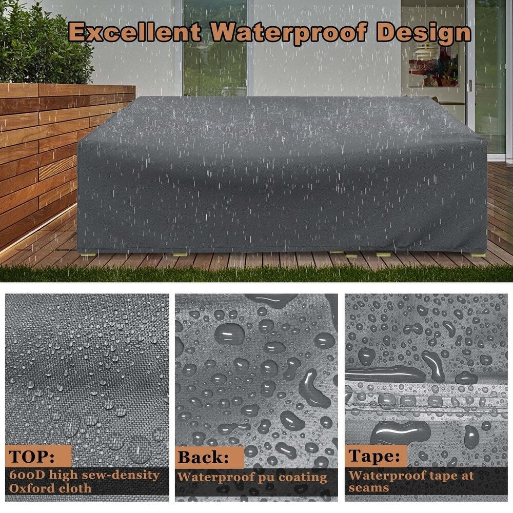 Housse de protection robuste pour meubles d'extérieur et patio