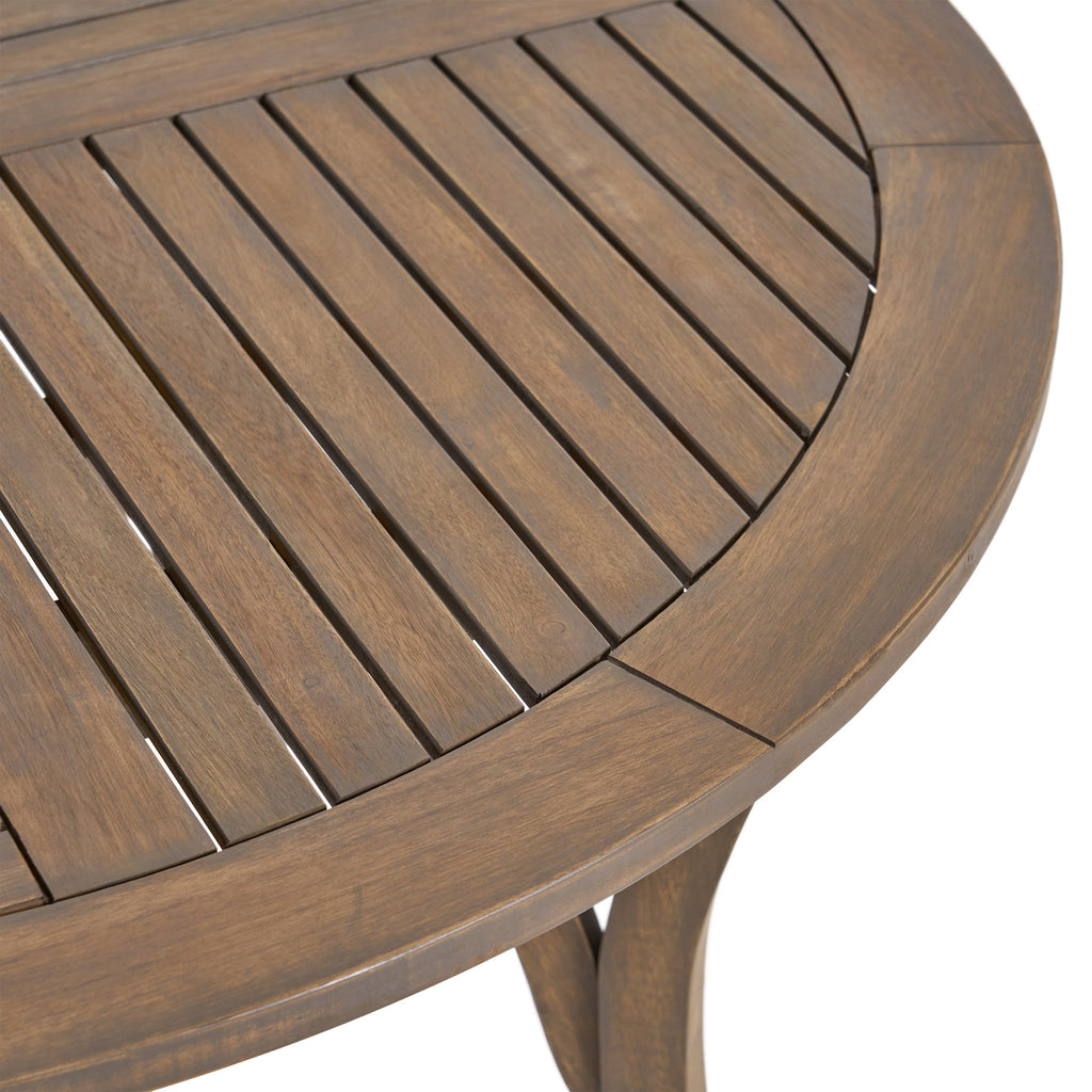 Ensemble de salle à manger d'extérieur Hermosa 5 pièces en bois d'acacia par Christopher Knight Home