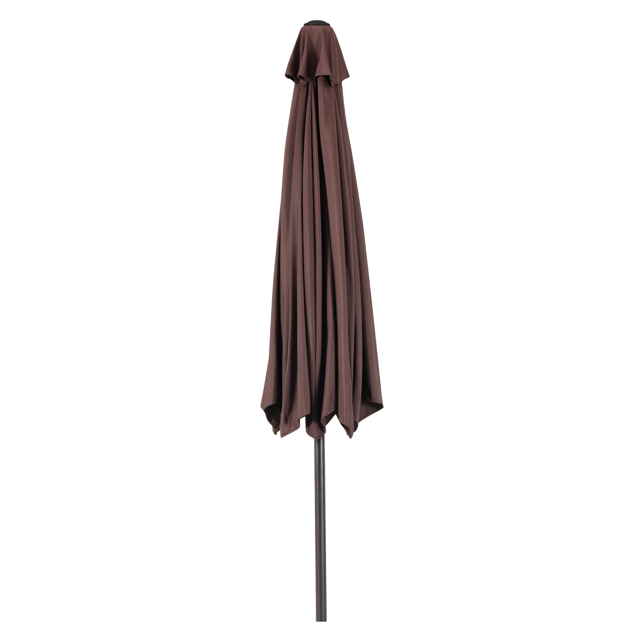 Parasol de marché en acier Holme de 9 pieds avec système d'inclinaison et de manivelle