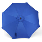 Holme 9-foot Steel Market Patio Umbrella with Tilt-and-Crank