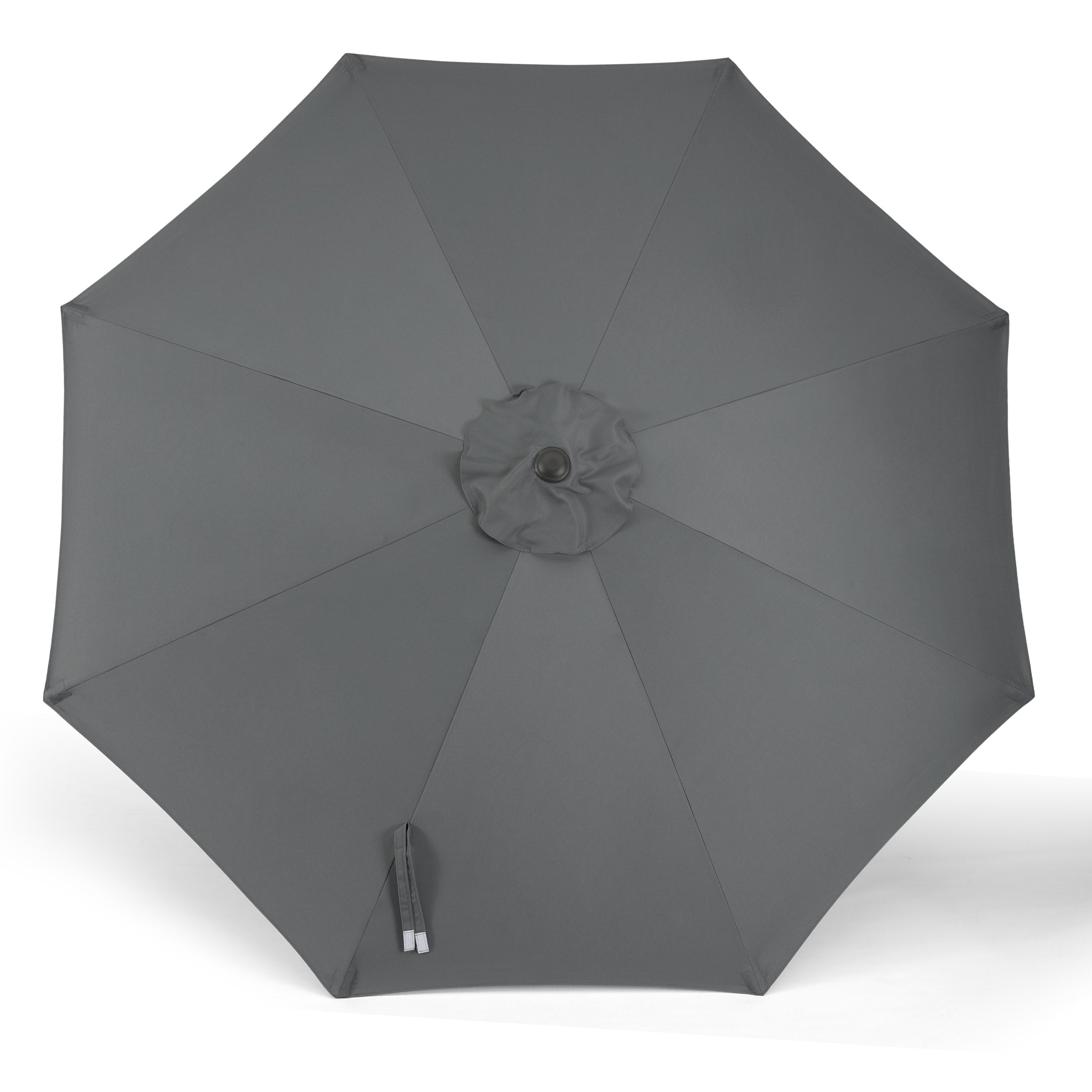 Parasol de marché en acier Holme de 9 pieds avec système d'inclinaison et de manivelle