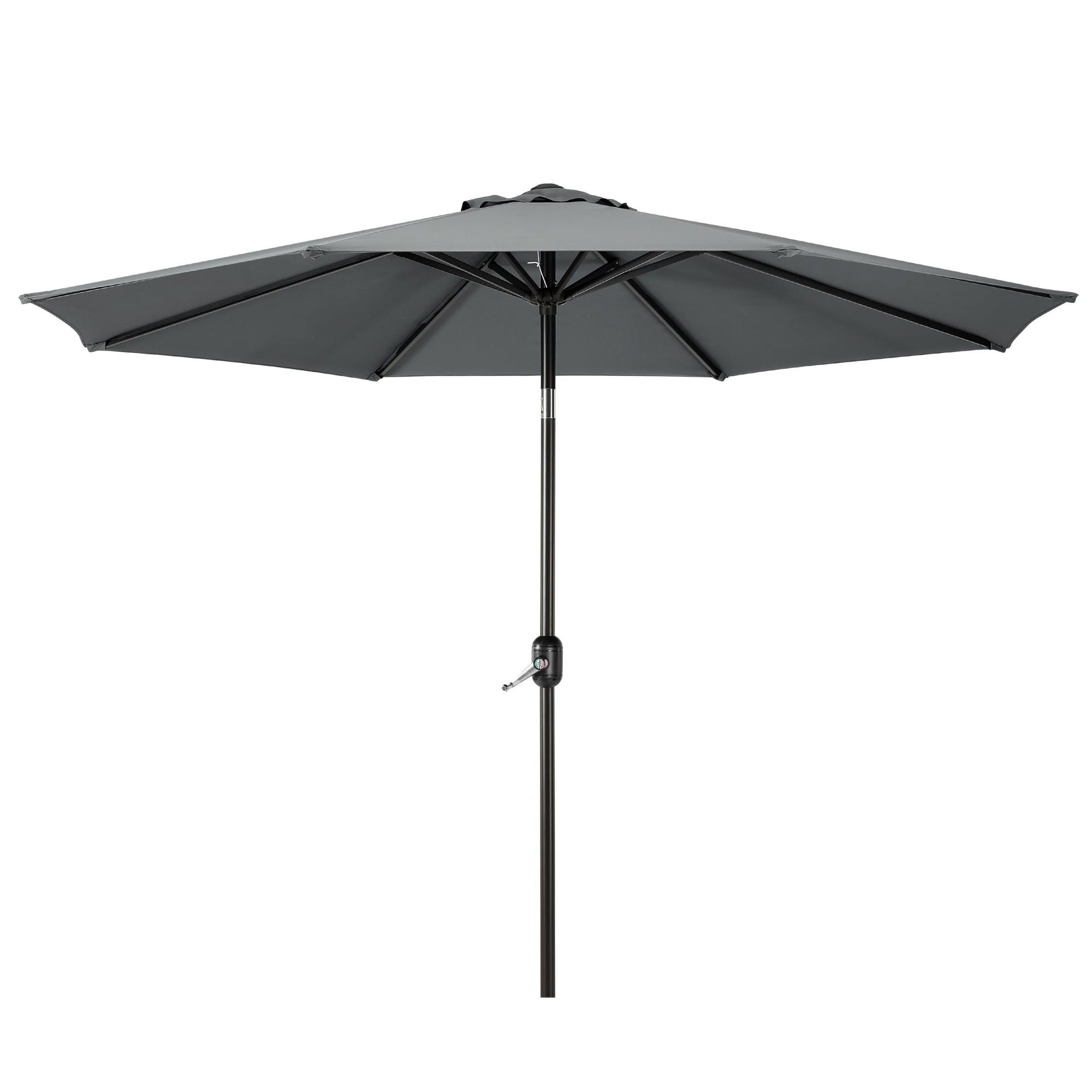 Holme 9-foot Steel Market Patio Umbrella with Tilt-and-Crank