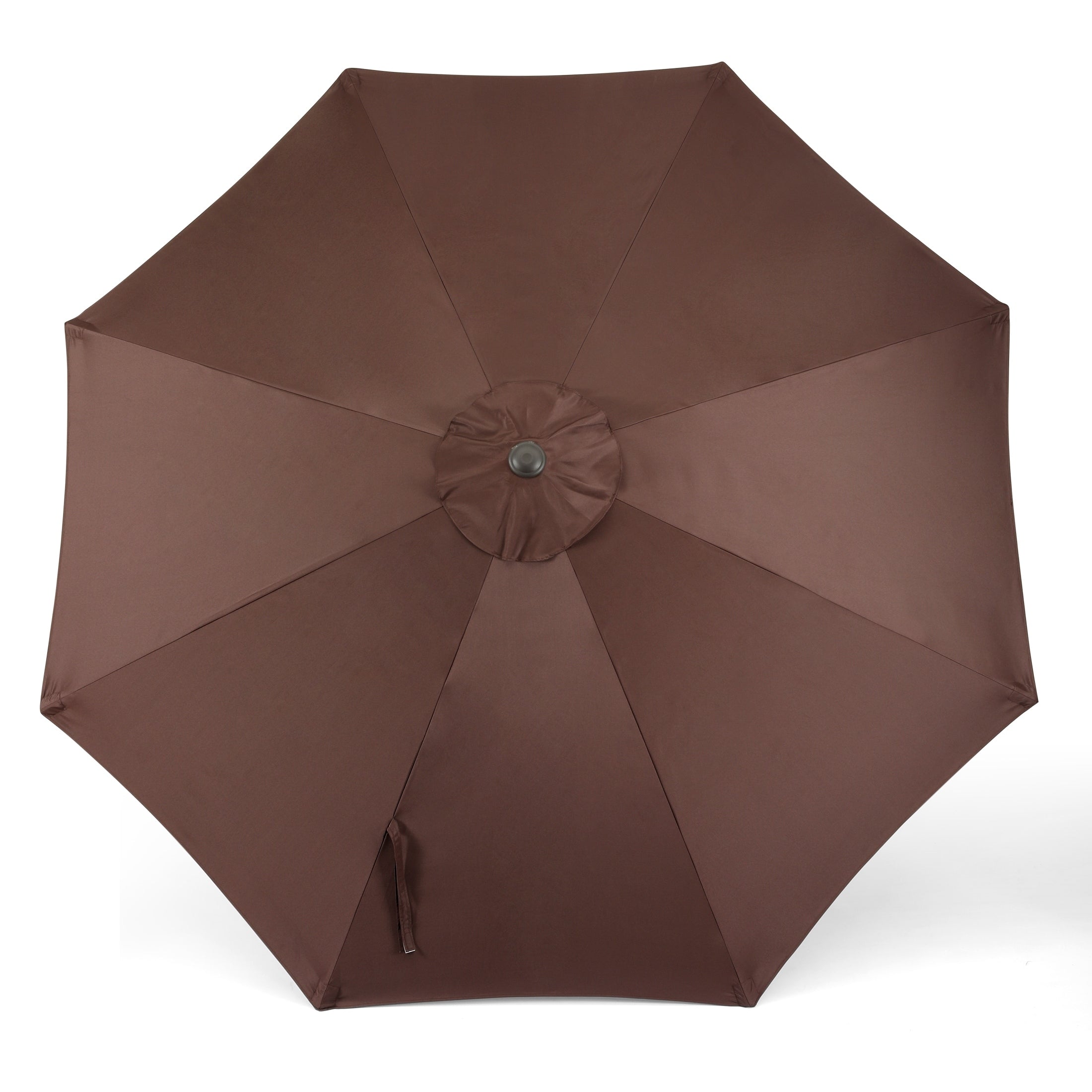 Parasol de marché en acier Holme de 9 pieds avec système d'inclinaison et de manivelle