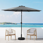 Holme 9-foot Steel Market Patio Umbrella with Tilt-and-Crank
