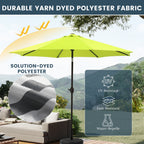 Holme 9-foot Steel Market Patio Umbrella with Tilt-and-Crank
