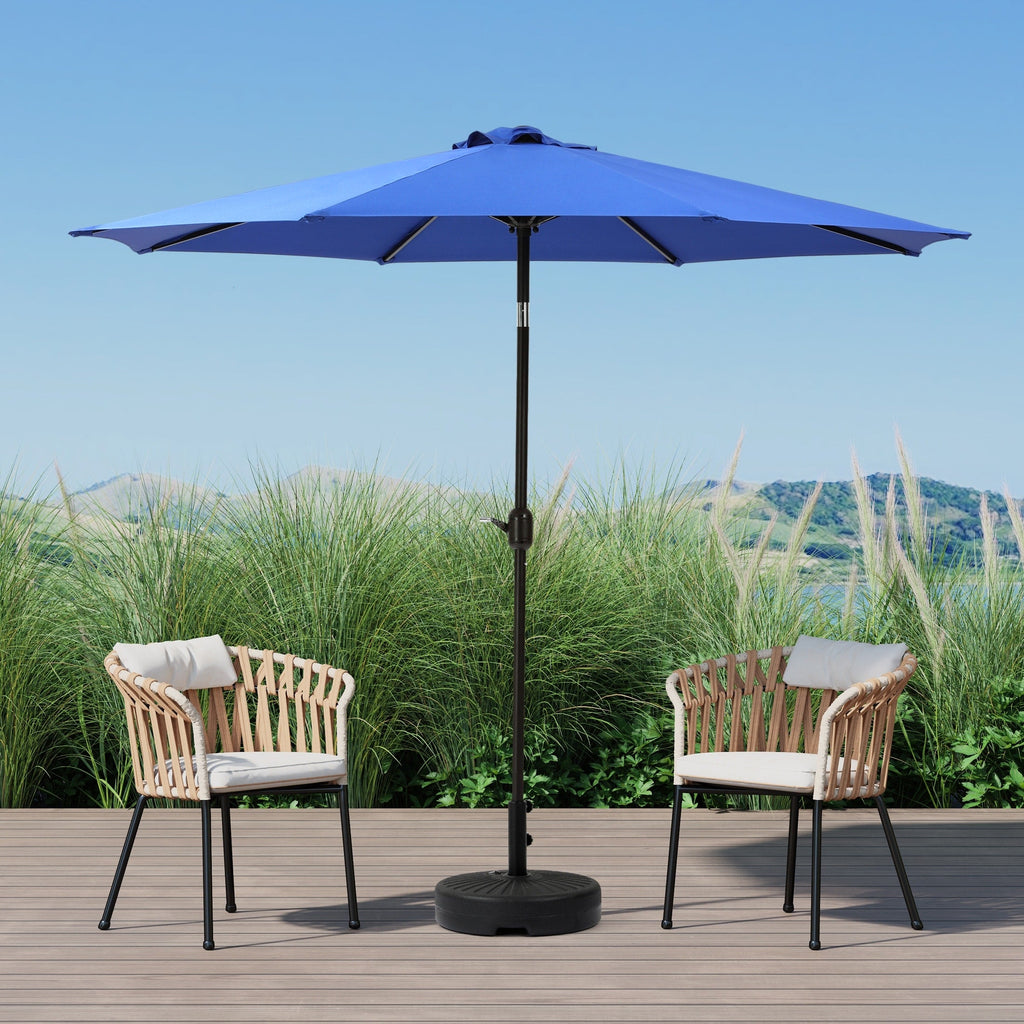 Holme 9-foot Steel Market Patio Umbrella with Tilt-and-Crank