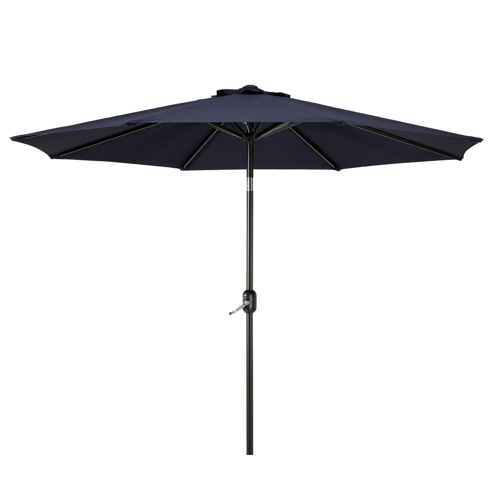Holme 9-foot Steel Market Patio Umbrella with Tilt-and-Crank