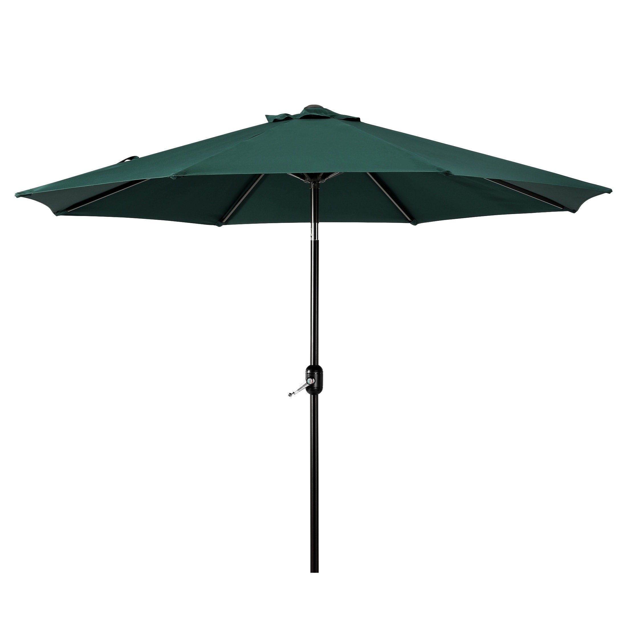 Parasol de marché en acier Holme de 9 pieds avec système d'inclinaison et de manivelle