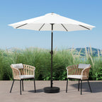 Holme 9-foot Steel Market Patio Umbrella with Tilt-and-Crank