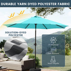 Holme 9-foot Steel Market Patio Umbrella with Tilt-and-Crank