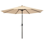 Holme 9-foot Steel Market Patio Umbrella with Tilt-and-Crank