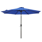 Holme 9-foot Steel Market Patio Umbrella with Tilt-and-Crank