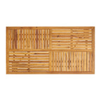 Ensemble de salle à manger d'extérieur Holomn 7 pièces en bois d'acacia avec chaises en corde par Christopher Knight Home