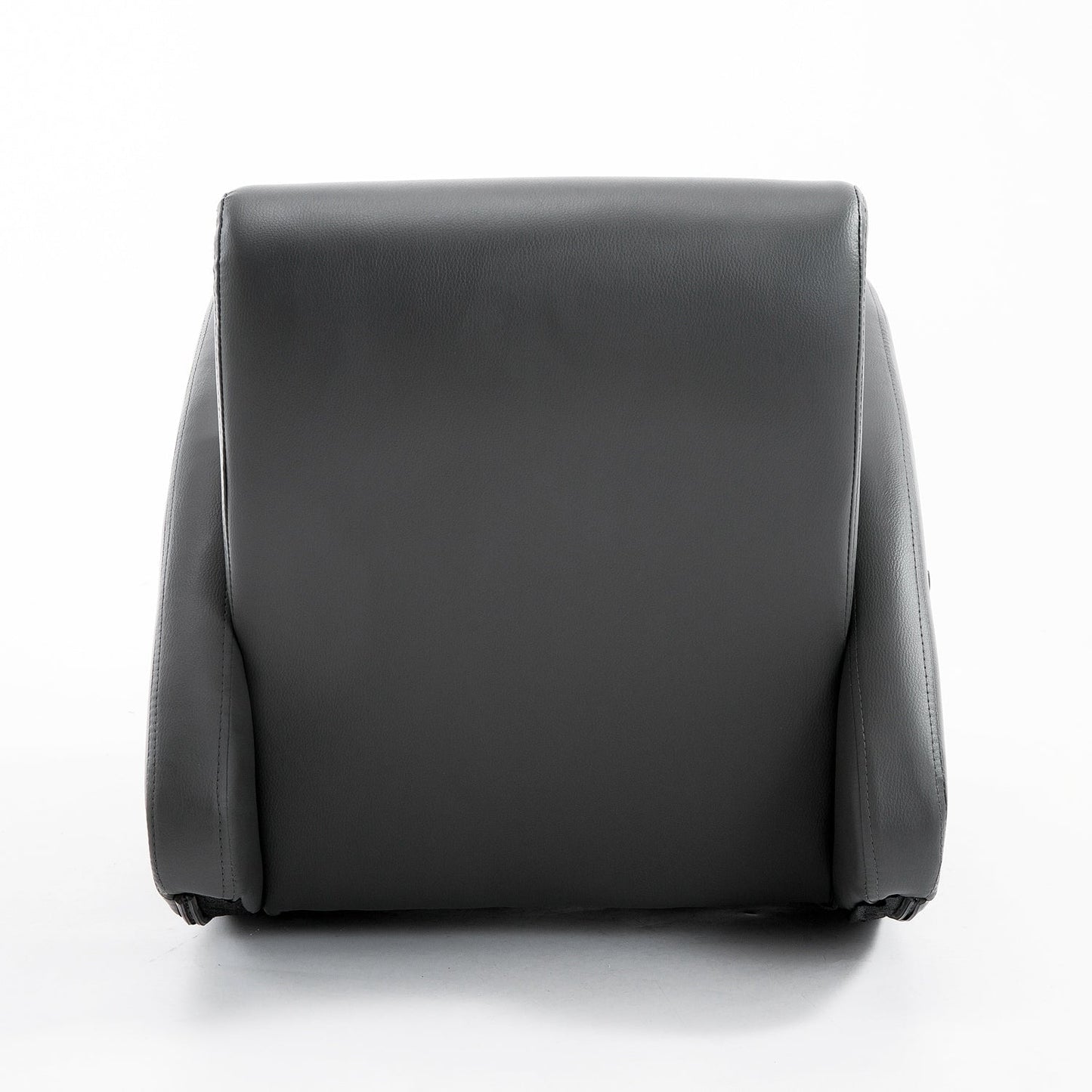 Canapé à bascule Qaba 20 pour enfants, fauteuil, meuble pour enfants avec 2 poches latérales et matériau PU résistant, gris