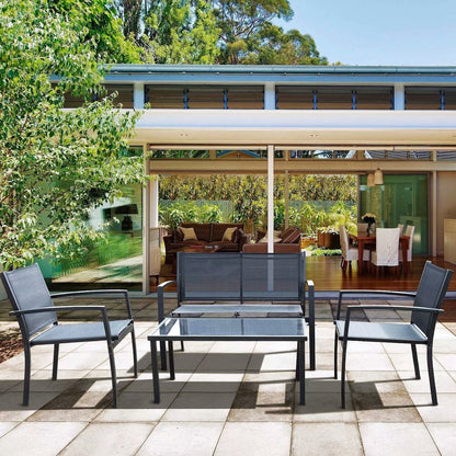 Ensemble de meubles de jardin d'extérieur Homall 4 pièces