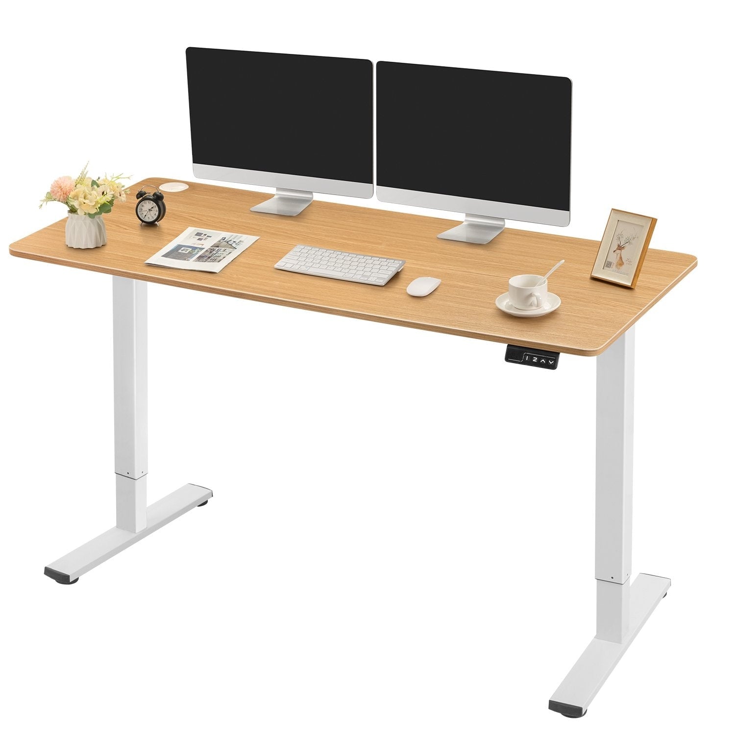 Bureau debout électrique réglable en hauteur Homall