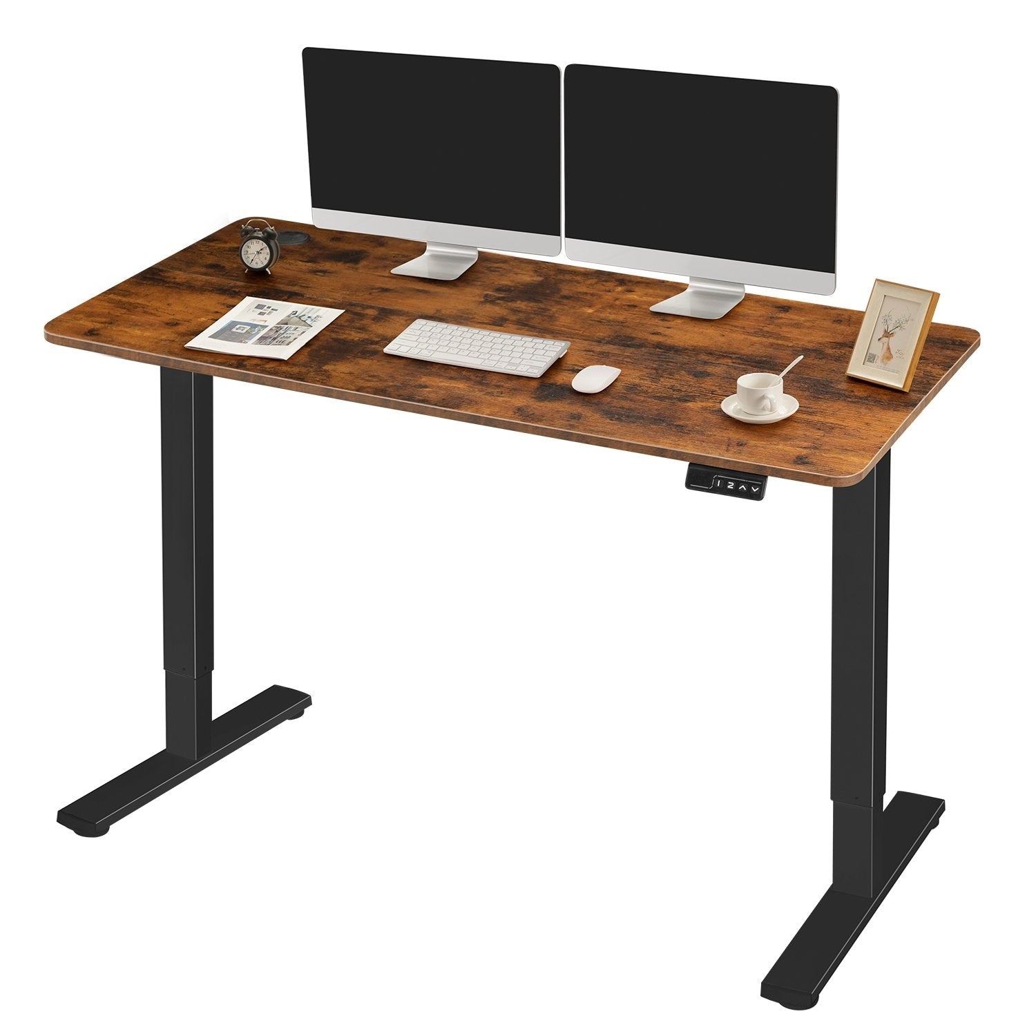 Bureau debout électrique réglable en hauteur Homall