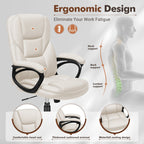 Chaise de bureau ergonomique Homall à dossier haut