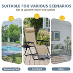 Homall Patio Zero Gravity Chair Lawn Lounge Chair with Pillow Set of 2