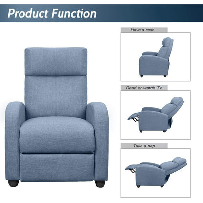 Fauteuil inclinable Homall en tissu pour salon