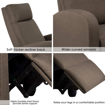 Fauteuil inclinable Homall en tissu pour salon