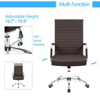 Chaise de bureau côtelée Homall Chaise de bureau d'ordinateur