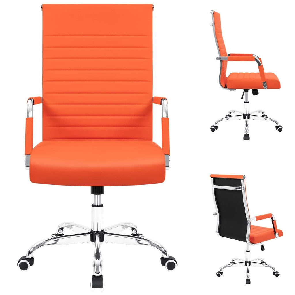 Chaise de bureau côtelée Homall Chaise de bureau d'ordinateur