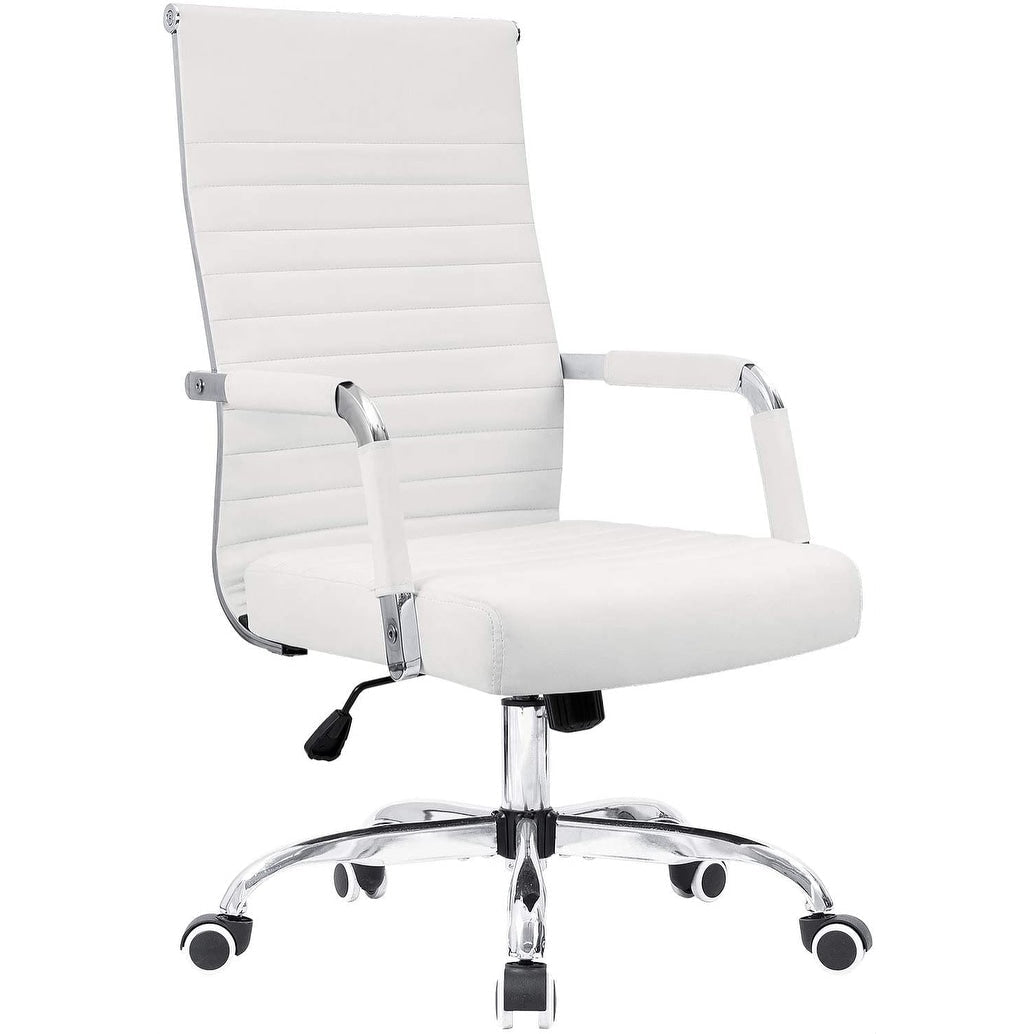 Chaise de bureau côtelée Homall Chaise de bureau d'ordinateur