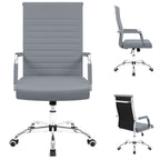 Chaise de bureau côtelée Homall Chaise de bureau d'ordinateur