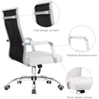 Chaise de bureau côtelée Homall Chaise de bureau d'ordinateur