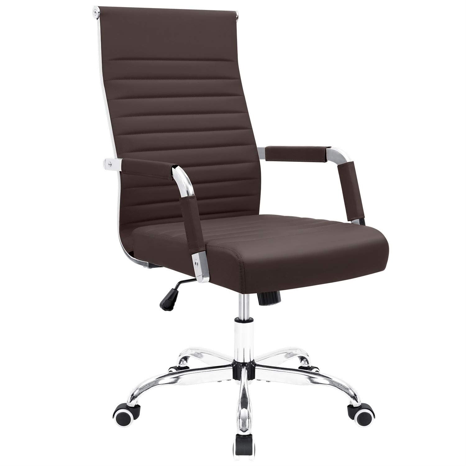 Chaise de bureau côtelée Homall Chaise de bureau d'ordinateur