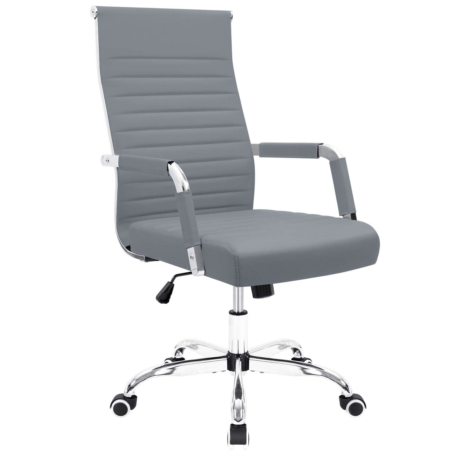 Chaise de bureau côtelée Homall Chaise de bureau d'ordinateur