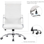 Chaise de bureau côtelée Homall Chaise de bureau d'ordinateur
