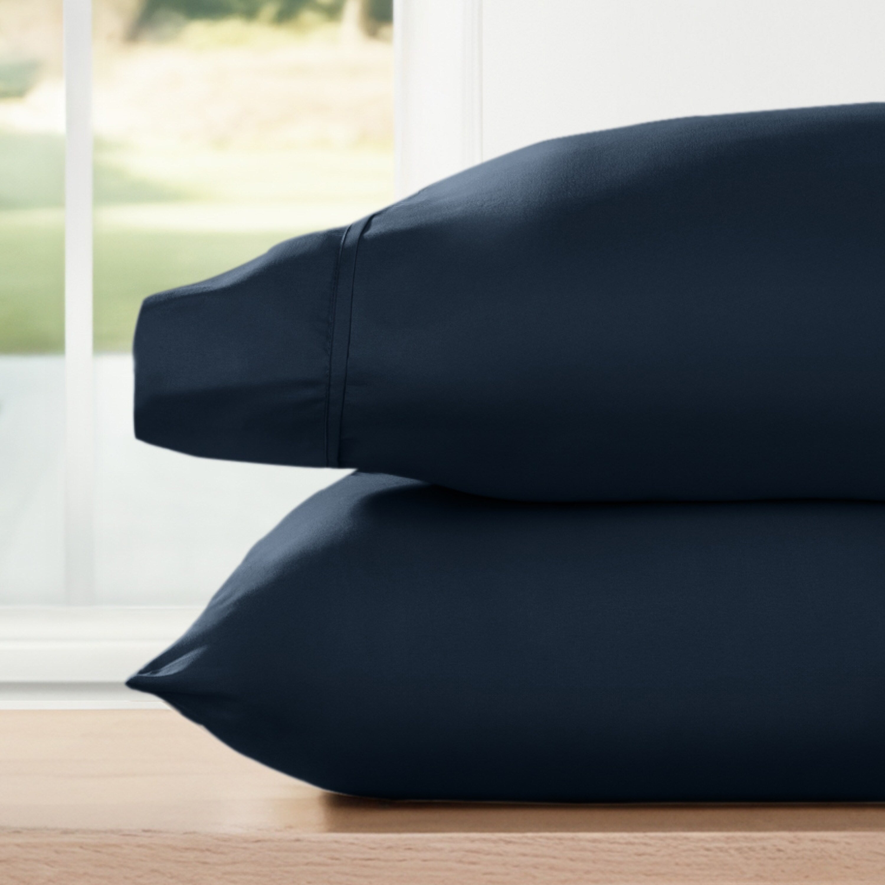 Ensemble de 2 taies d'oreiller en microfibre ultra douce Home Collection