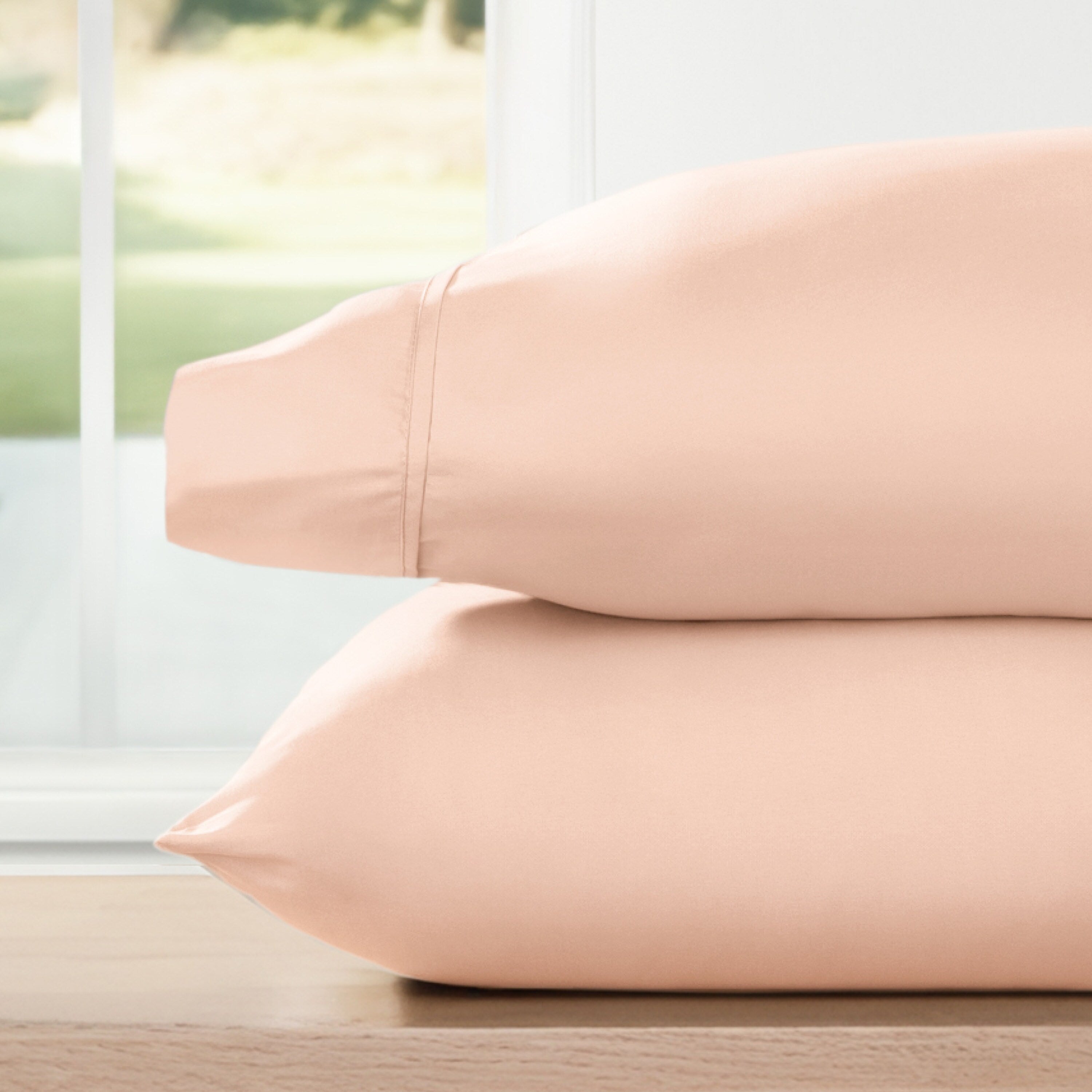 Ensemble de 2 taies d'oreiller en microfibre ultra douce Home Collection