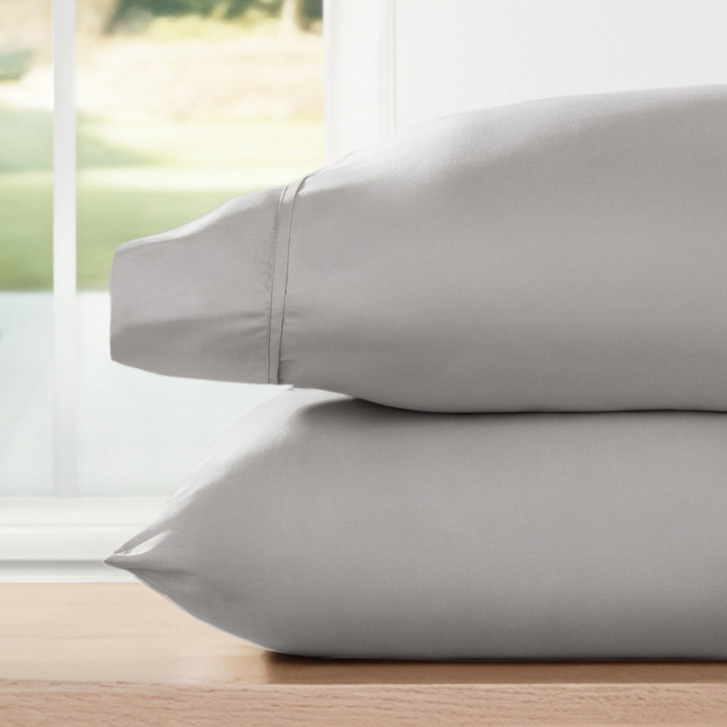 Ensemble de 2 taies d'oreiller en microfibre ultra douce Home Collection