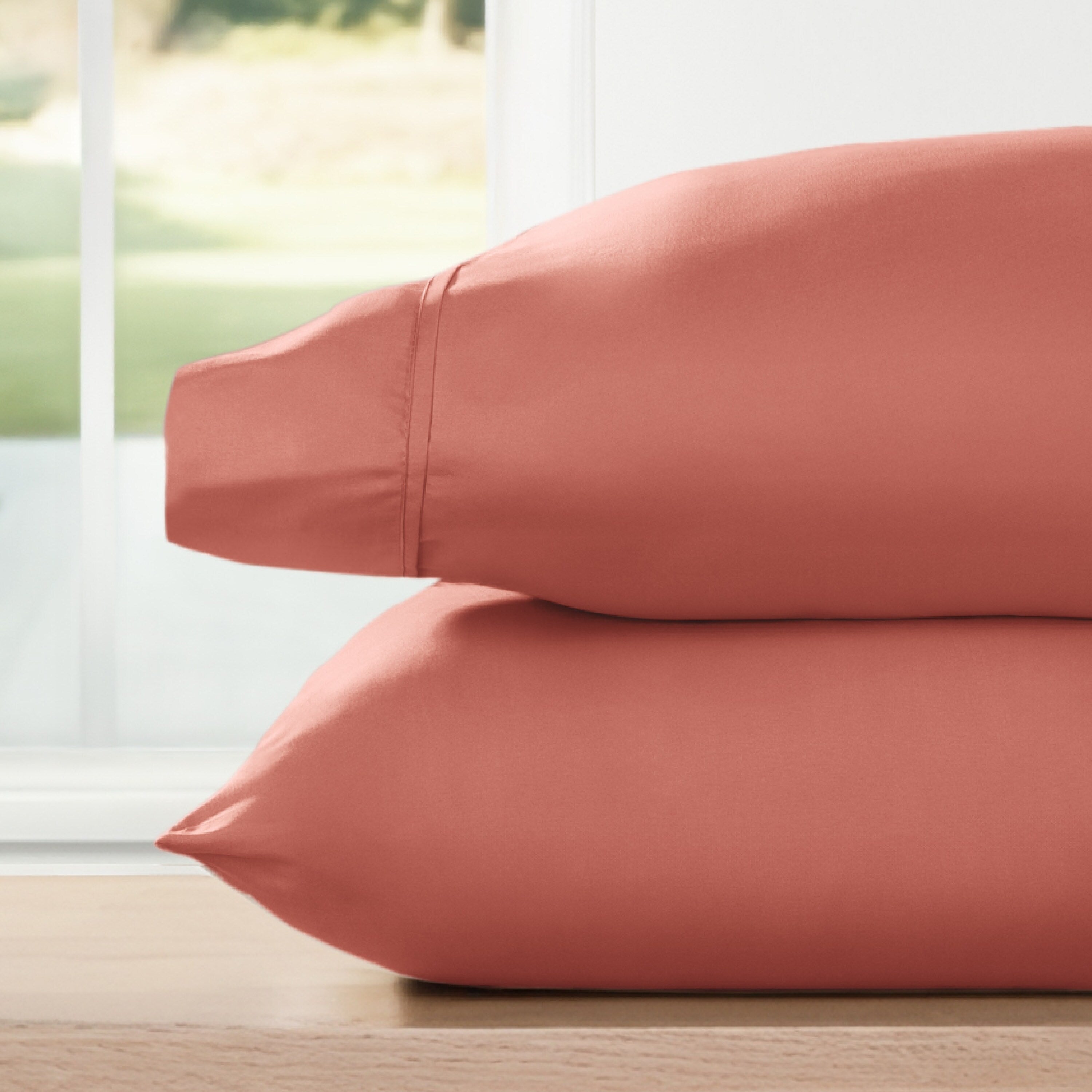Ensemble de 2 taies d'oreiller en microfibre ultra douce Home Collection