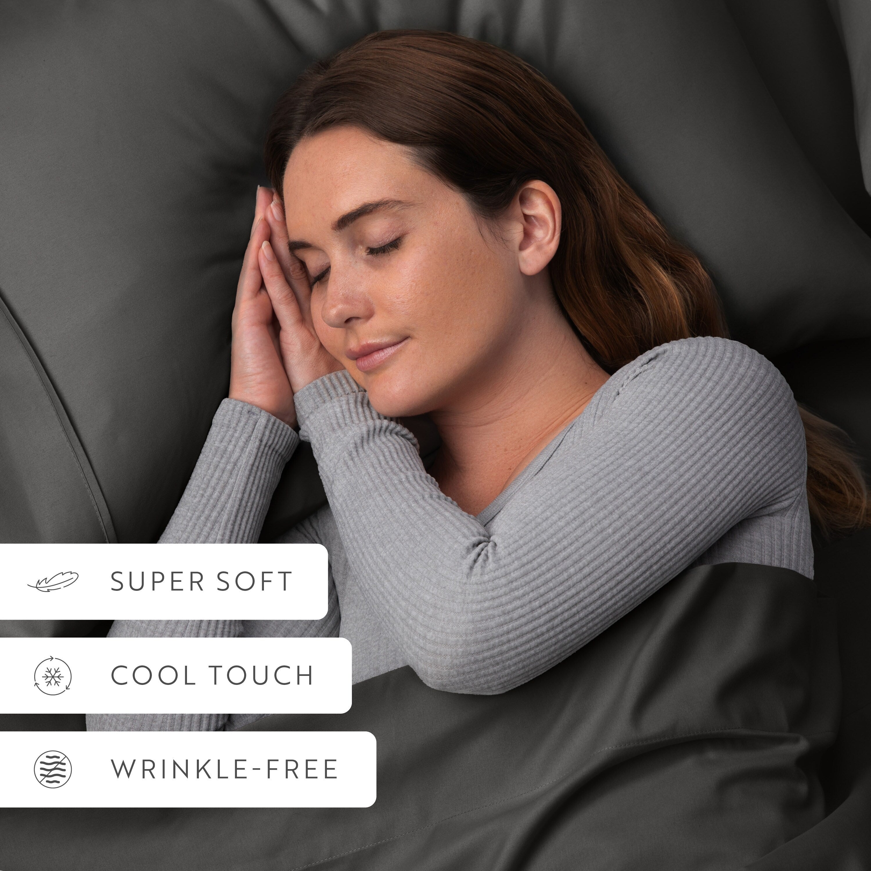 Ensemble de 2 taies d'oreiller en microfibre ultra douce Home Collection