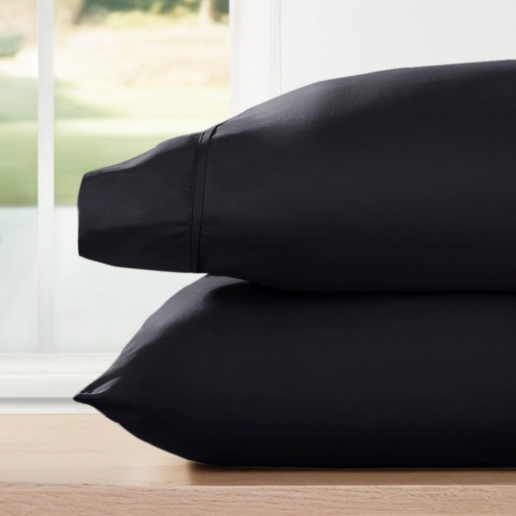 Ensemble de 2 taies d'oreiller en microfibre ultra douce Home Collection