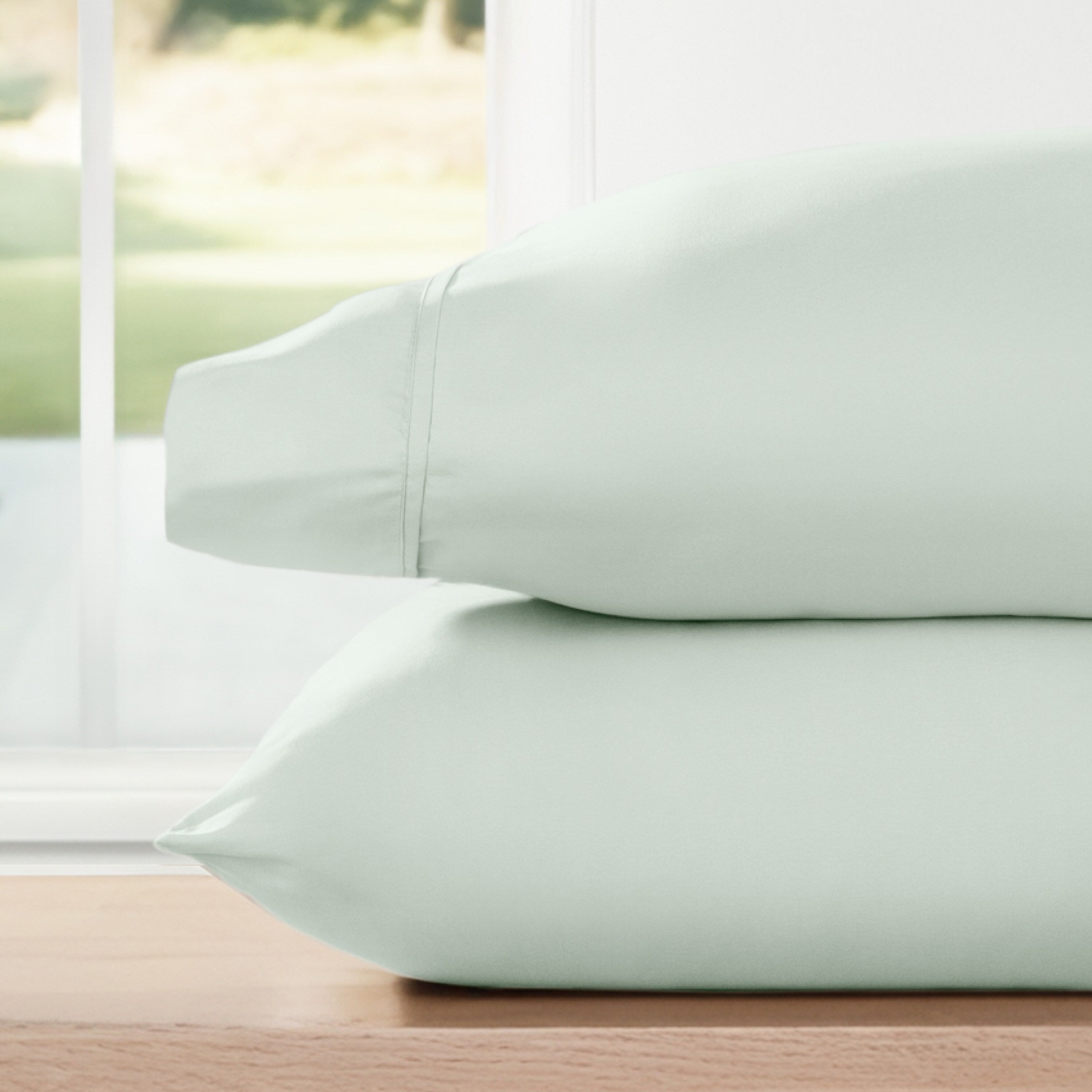 Ensemble de 2 taies d'oreiller en microfibre ultra douce Home Collection