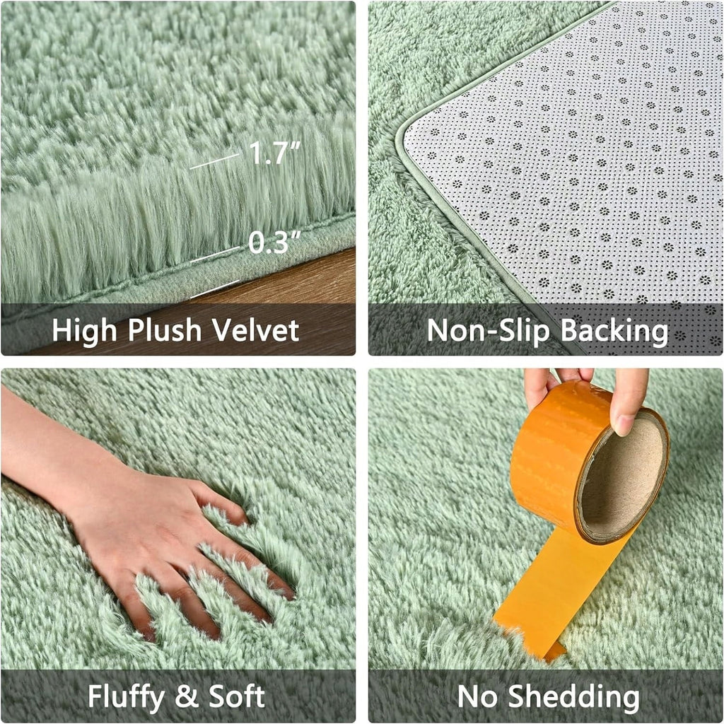 Tapis décoratif lavable de grande taille pour chambre d'enfant - 8' x 10'