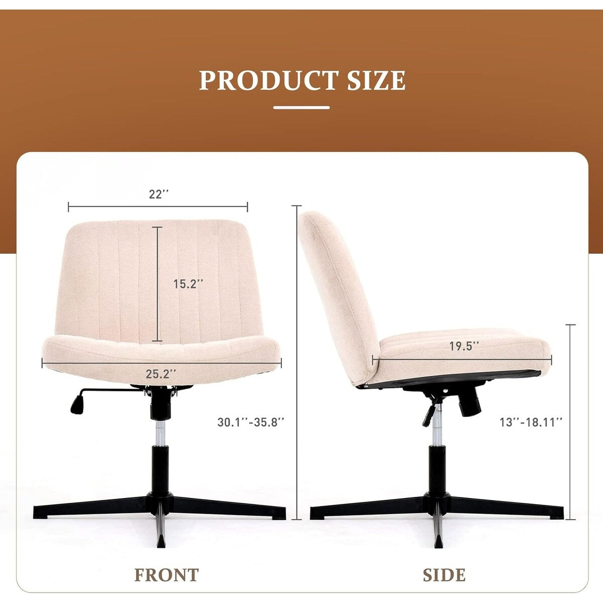 Chaise de bureau pivotante