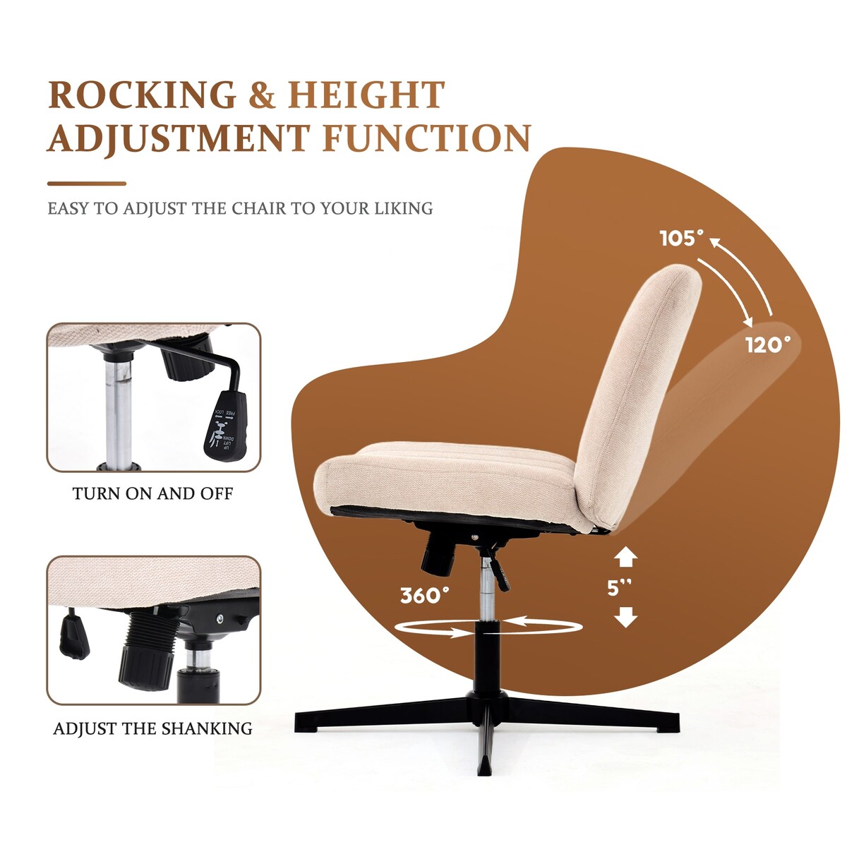 Chaise de bureau pivotante