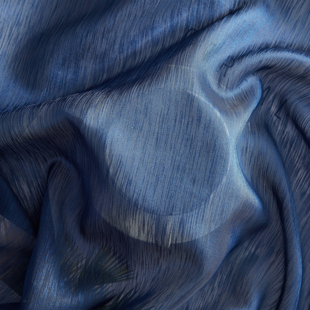 HLC.me Lauren Lot de 2 rideaux semi-transparents avec passe-tringle et languette arrière