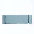 HomePop Modern Sherpa Storage Bench with Wood Legs