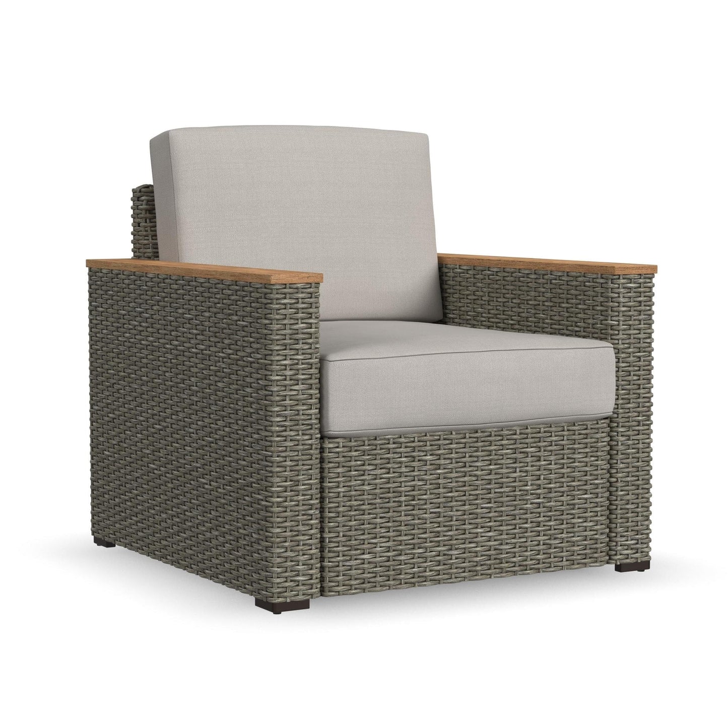 Ensemble de 2 fauteuils et poufs d'extérieur Boca Raton de Homestyles