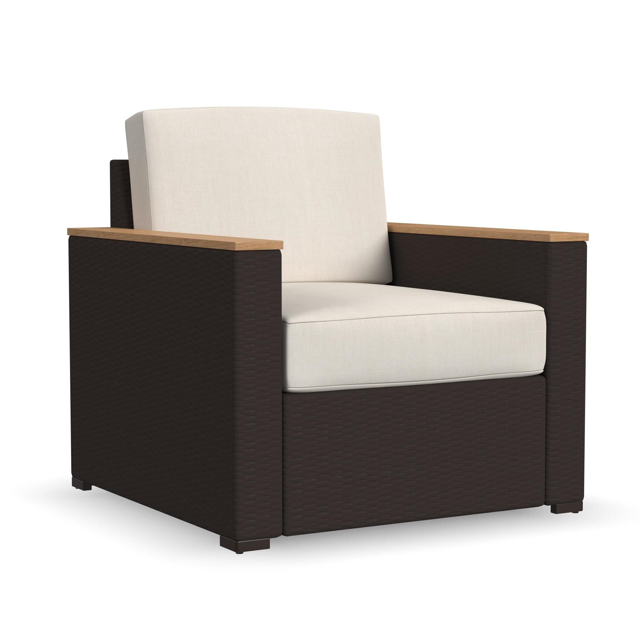 Ensemble de 2 fauteuils et poufs d'extérieur Homestyles Palm Springs