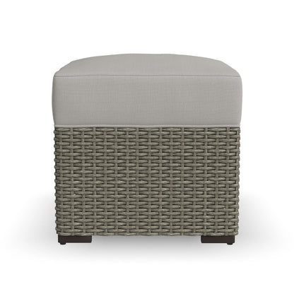 Ensemble de 4 fauteuils et poufs d'extérieur Boca Raton de Homestyles avec coussins
