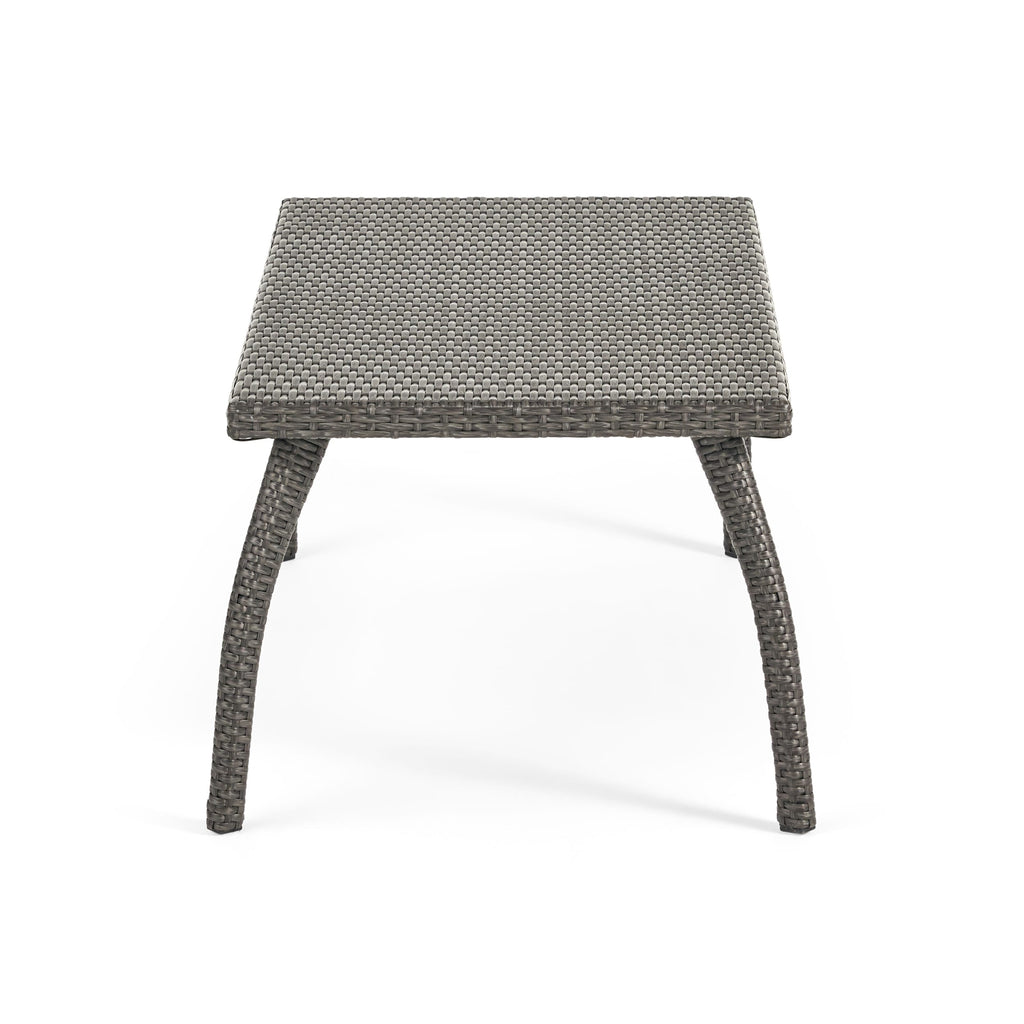 Ensemble de 4 chaises d'extérieur Honolulu en osier avec coussins par Christopher Knight Home