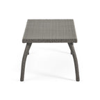 Ensemble de 4 chaises d'extérieur Honolulu en osier avec coussins par Christopher Knight Home